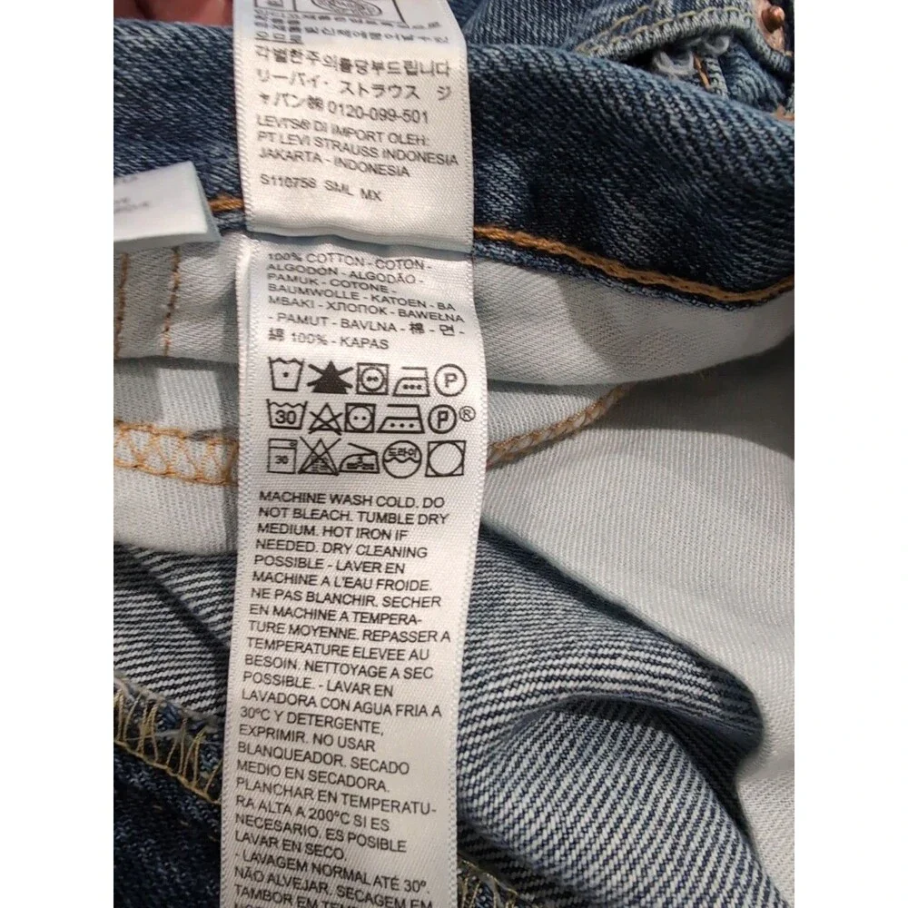 LEVI'S 550 MEN'S BLUE JEANS SIZE 38x32 STRAIGHT RELAXED MEDIUM WASH    EUC